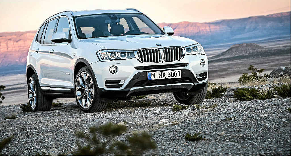 The new look BMW X3. The new look BMW X3.